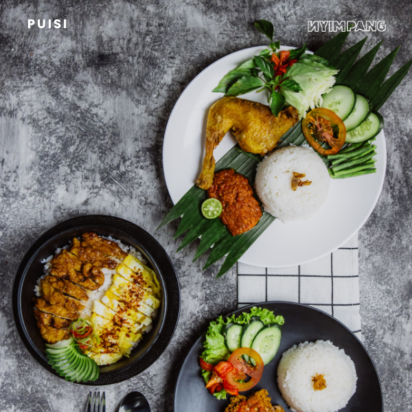Tiga Sajian di Meja Makan